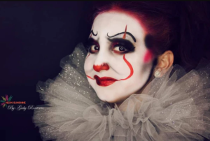 Pennywise face painting