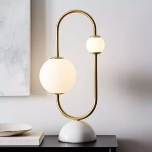 Globe table lamp